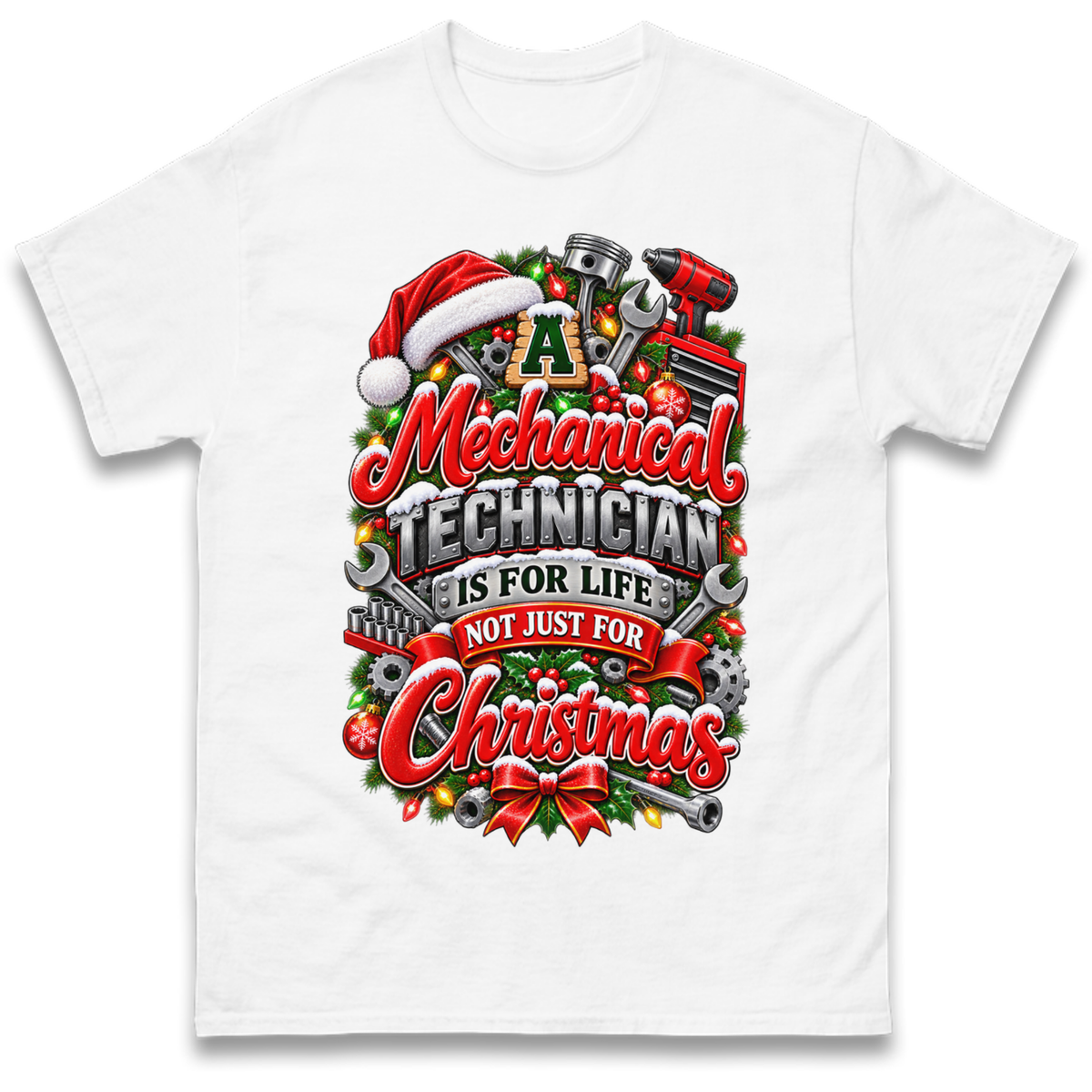 Mechanical Technician Christmas T-Shirt