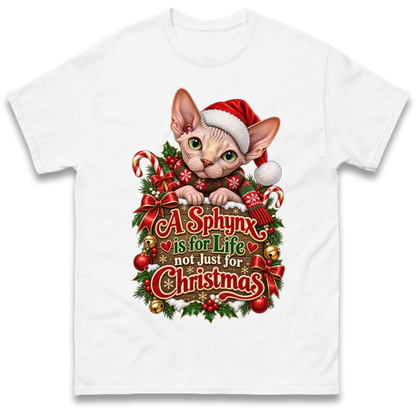 Sphynx Cat Christmas T-Shirt