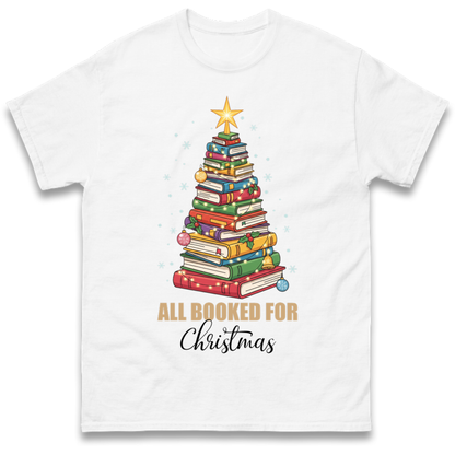 Book Tree Christmas T-Shirt