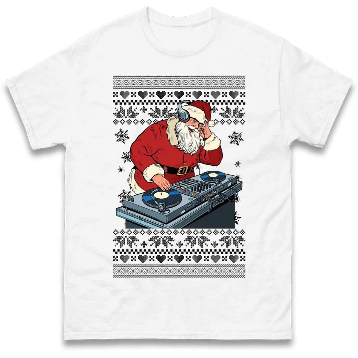 DJ Santa Christmas T-Shirt