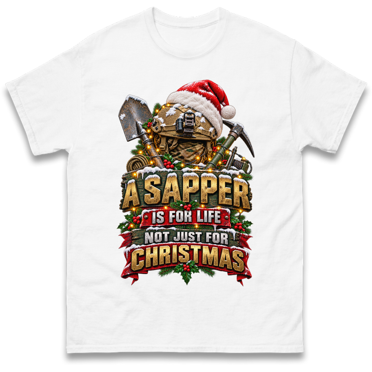 Royal Engineers Sappers Christmas T-Shirt
