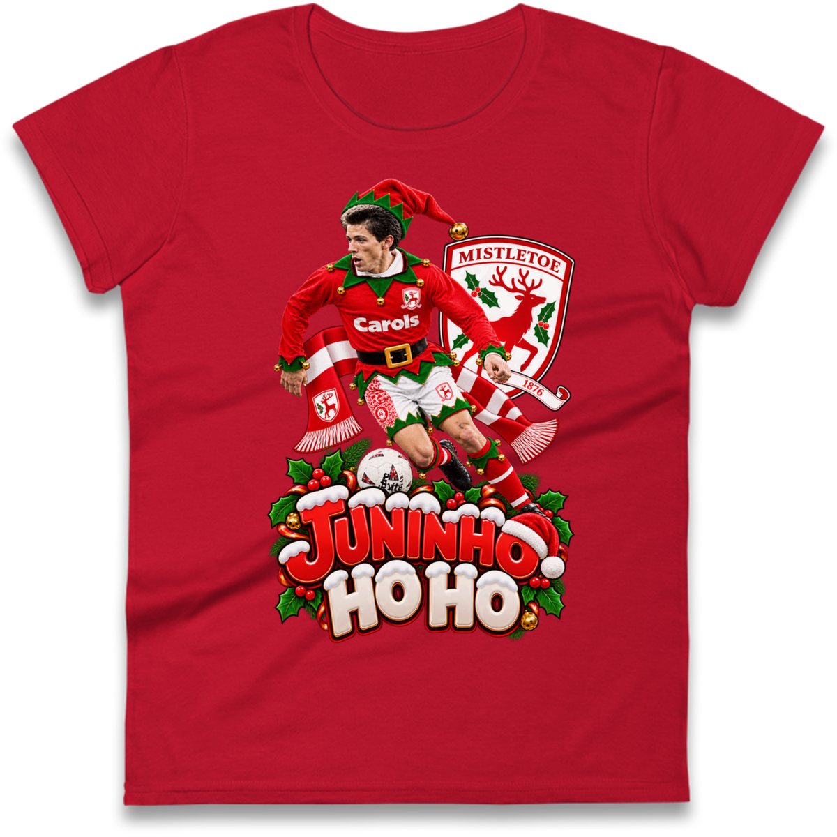 Middlesbrough Christmas Ladies T-Shirt