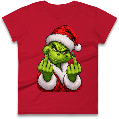 The Grinch Christmas Ladies T-Shirt