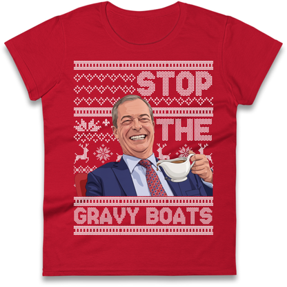 Satirical Festive Top Ladies T-Shirt
