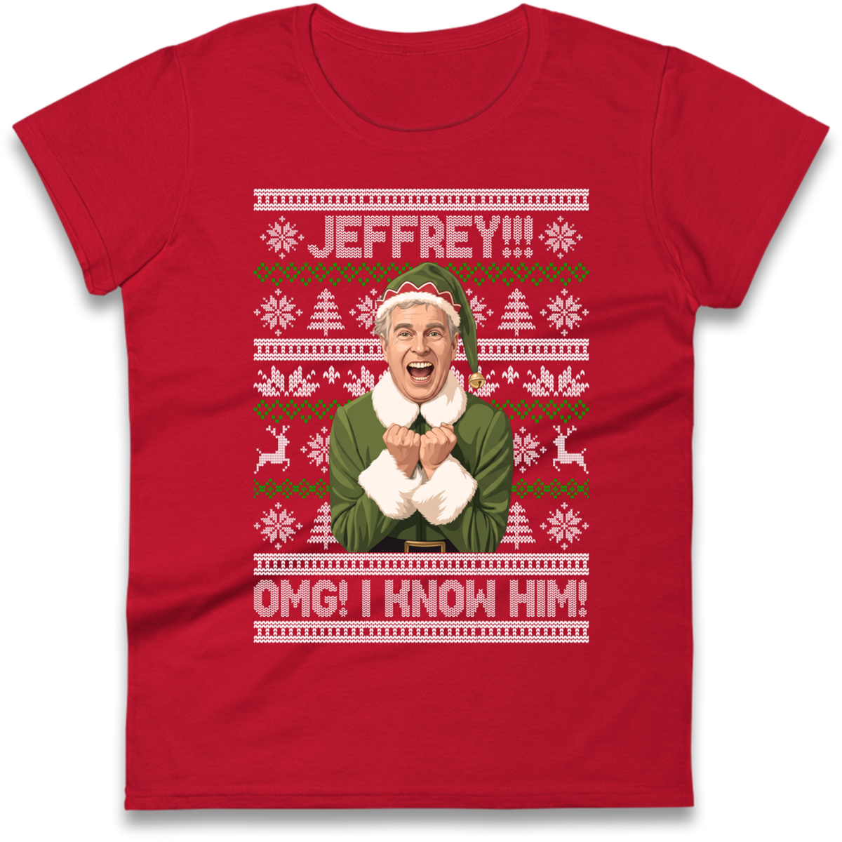 Jeffery Epstein Ladies T-Shirt