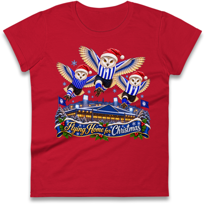 Sheff Wed Christmas Ladies T-Shirt