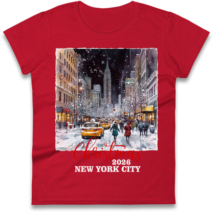 New York Winter Gift Ladies T-Shirt