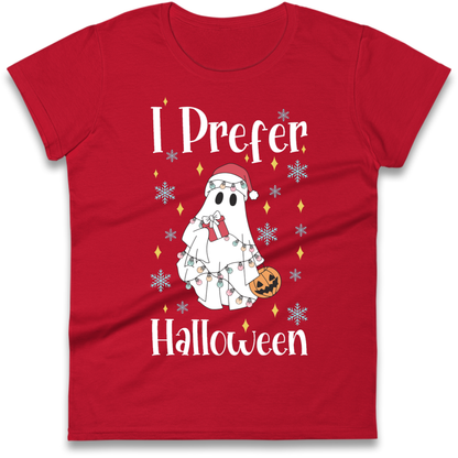 Halloween Christmas Crossover Ladies T-Shirt