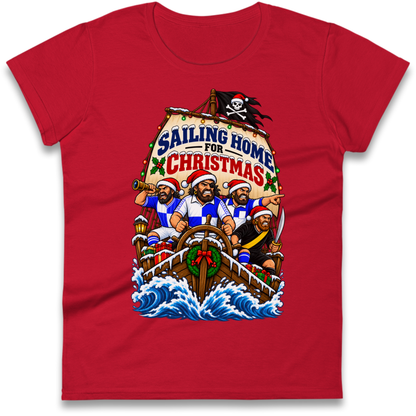 Bristol Rovers Christmas Ladies T-Shirt