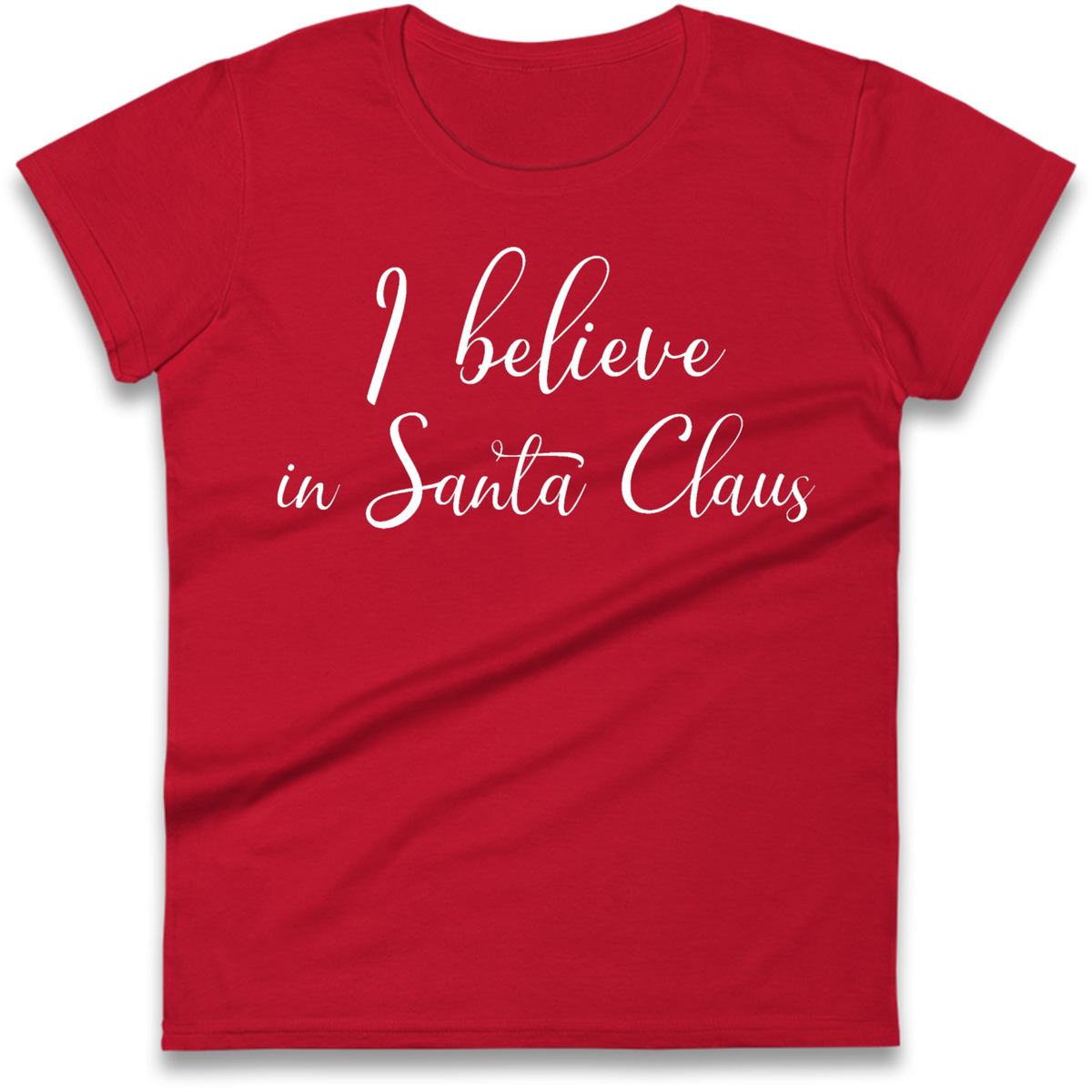 Santa Faith Gift Ladies T-Shirt