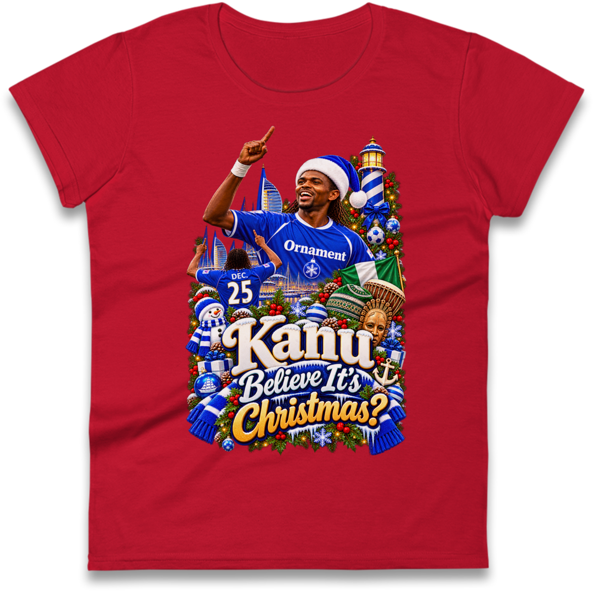 Portsmouth Christmas Ladies T-Shirt
