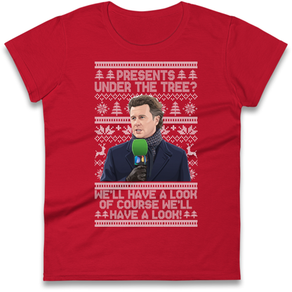 Steve Mcmanaman Christmas Ladies T-Shirt