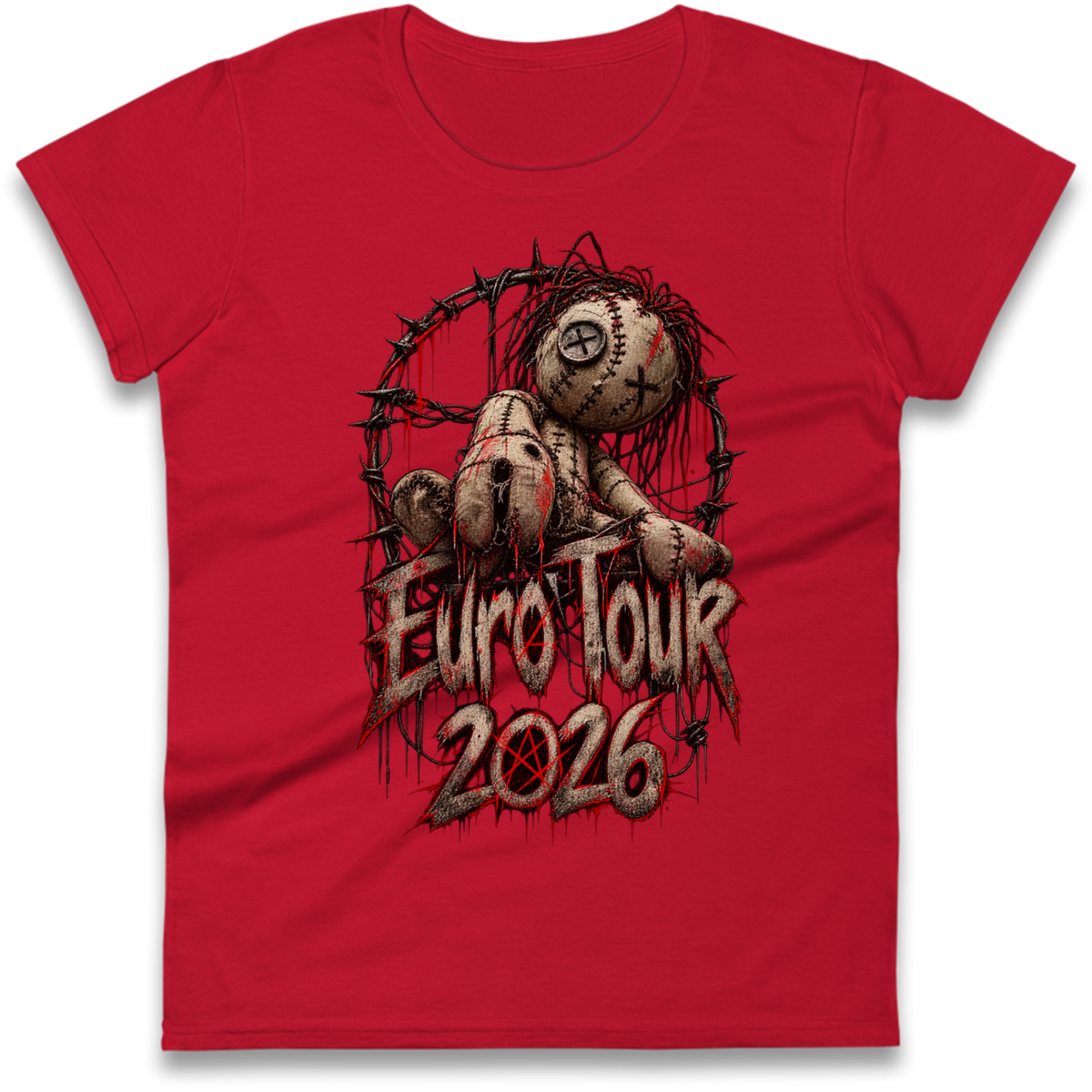 Korn Euro Tour 2026 Ladies T-Shirt