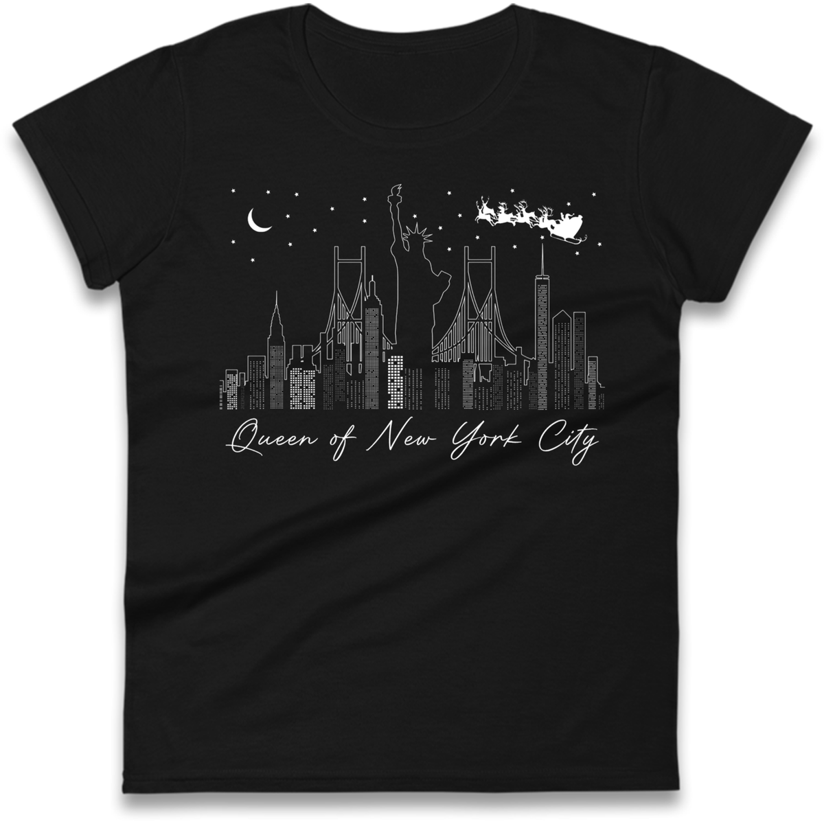 Queen Of New York City Ladies T-Shirt