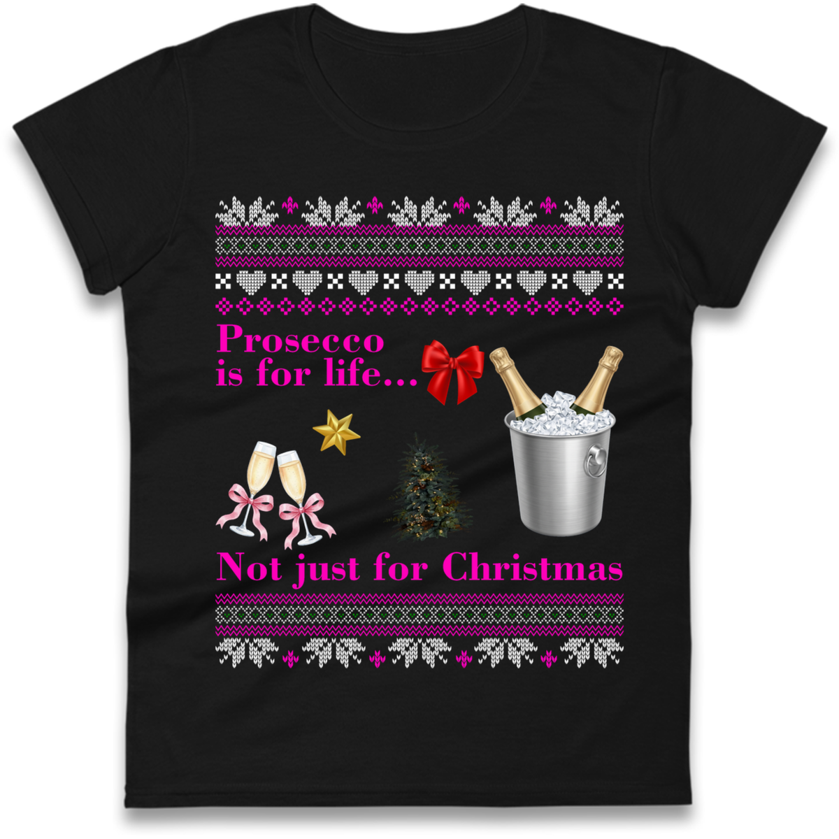 Prosecco Gift Top Ladies T-Shirt