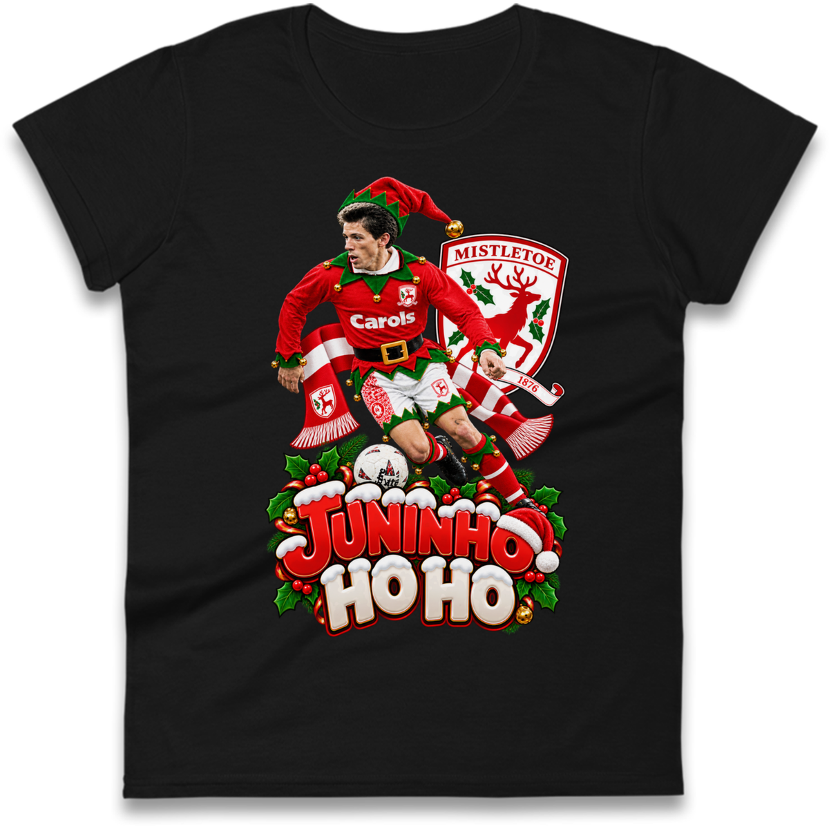 Middlesbrough Christmas Ladies T-Shirt