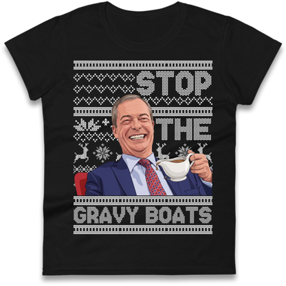 Satirical Festive Top Ladies T-Shirt