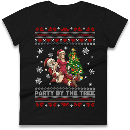 Tree Party Design Ladies T-Shirt