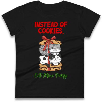 Cheeky Cat Slogan Ladies T-Shirt