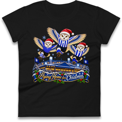 Sheff Wed Christmas Ladies T-Shirt
