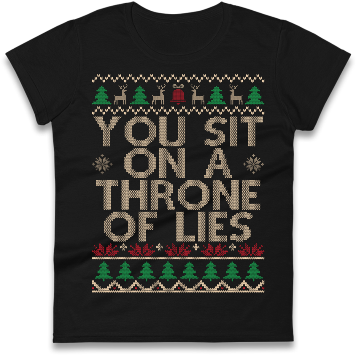 Throne Of Lies Christmas Ladies T-Shirt
