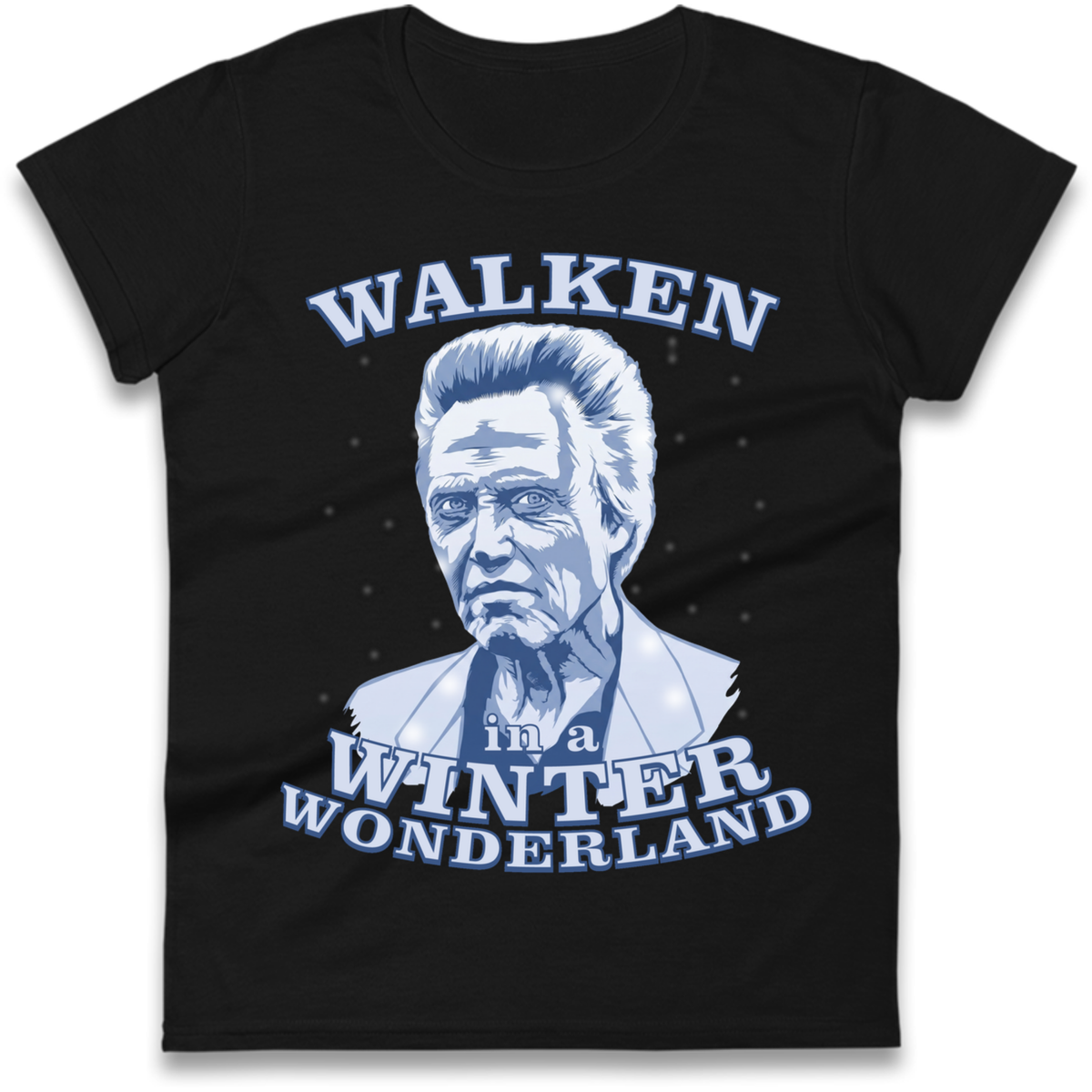 Christopher Walken Christmas Ladies T-Shirt
