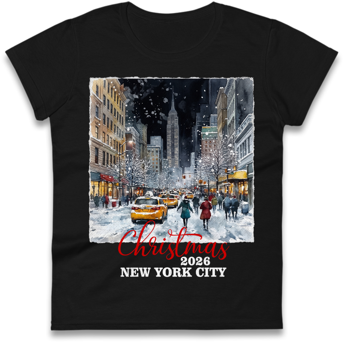 New York Winter Gift Ladies T-Shirt