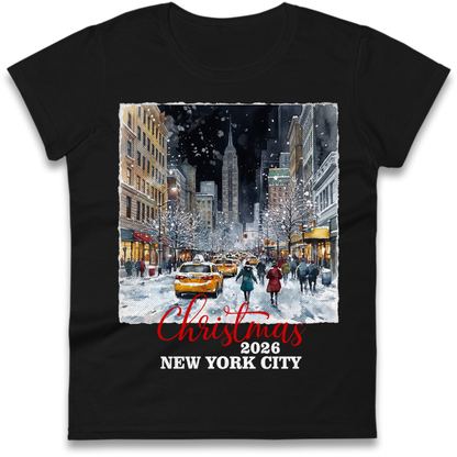New York Winter Gift Ladies T-Shirt