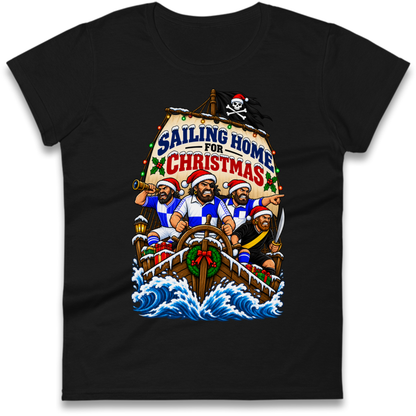 Bristol Rovers Christmas Ladies T-Shirt