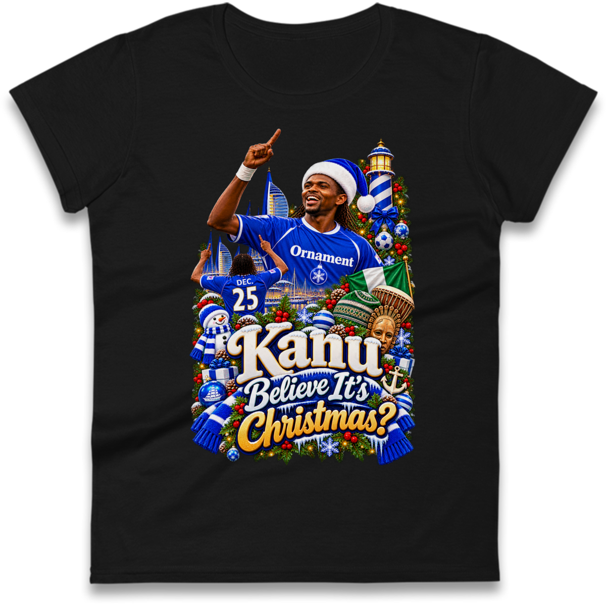 Portsmouth Christmas Ladies T-Shirt