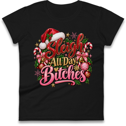 Womens Christmas Ladies T-Shirt