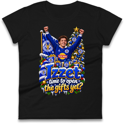 Leicester City Football Christmas Ladies T-Shirt