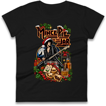Thin Lizzy Christmas Ladies T-Shirt