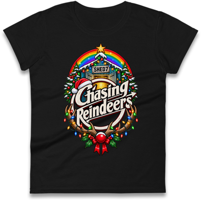 Shed Seven Christmas Ladies T-Shirt