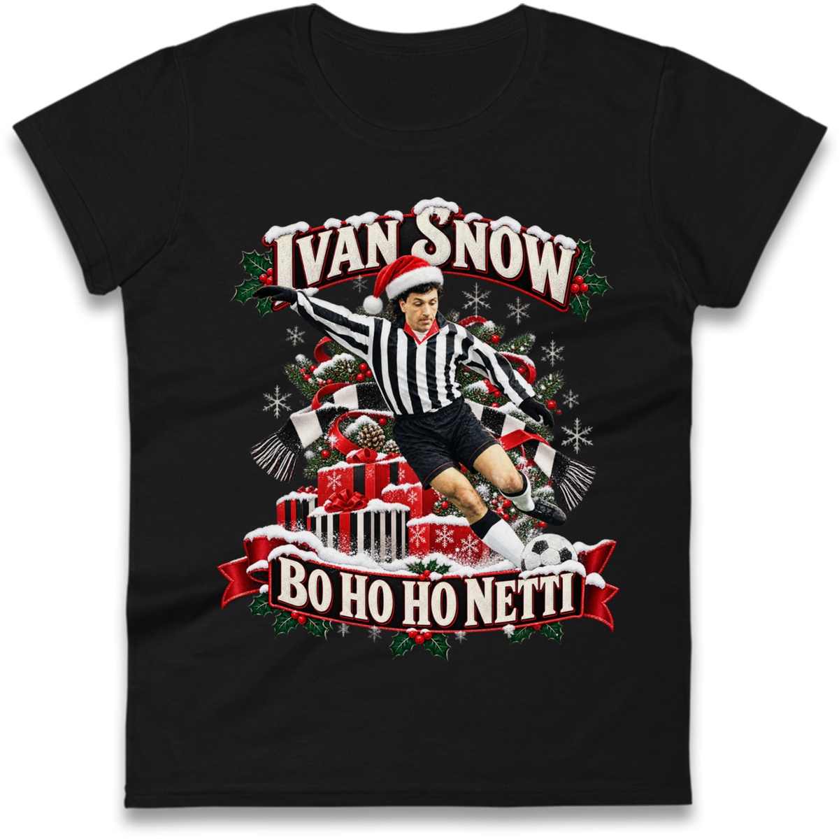 Grimsby Football Christmas Ladies T-Shirt
