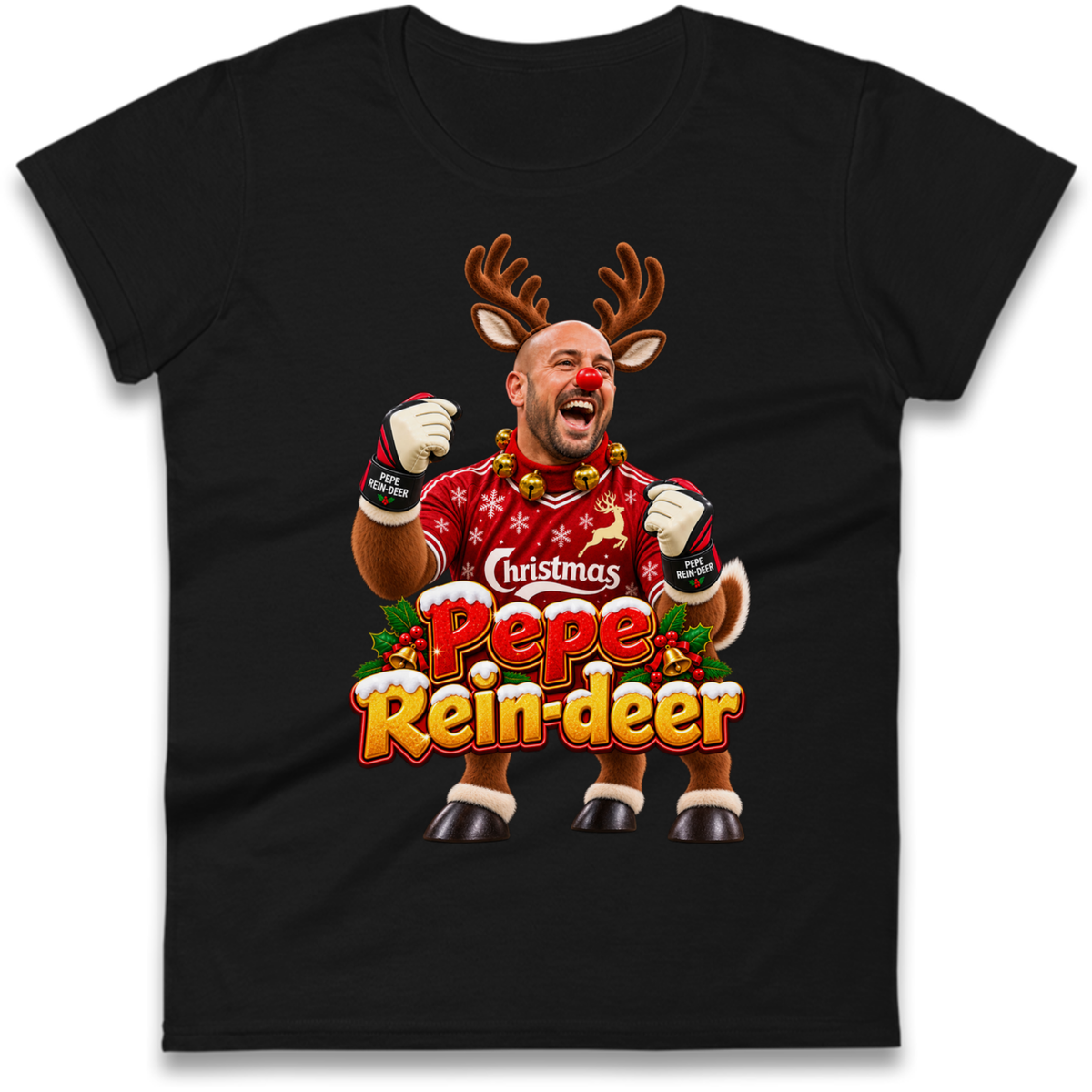 Liverpool LFC Christmas Ladies T-Shirt