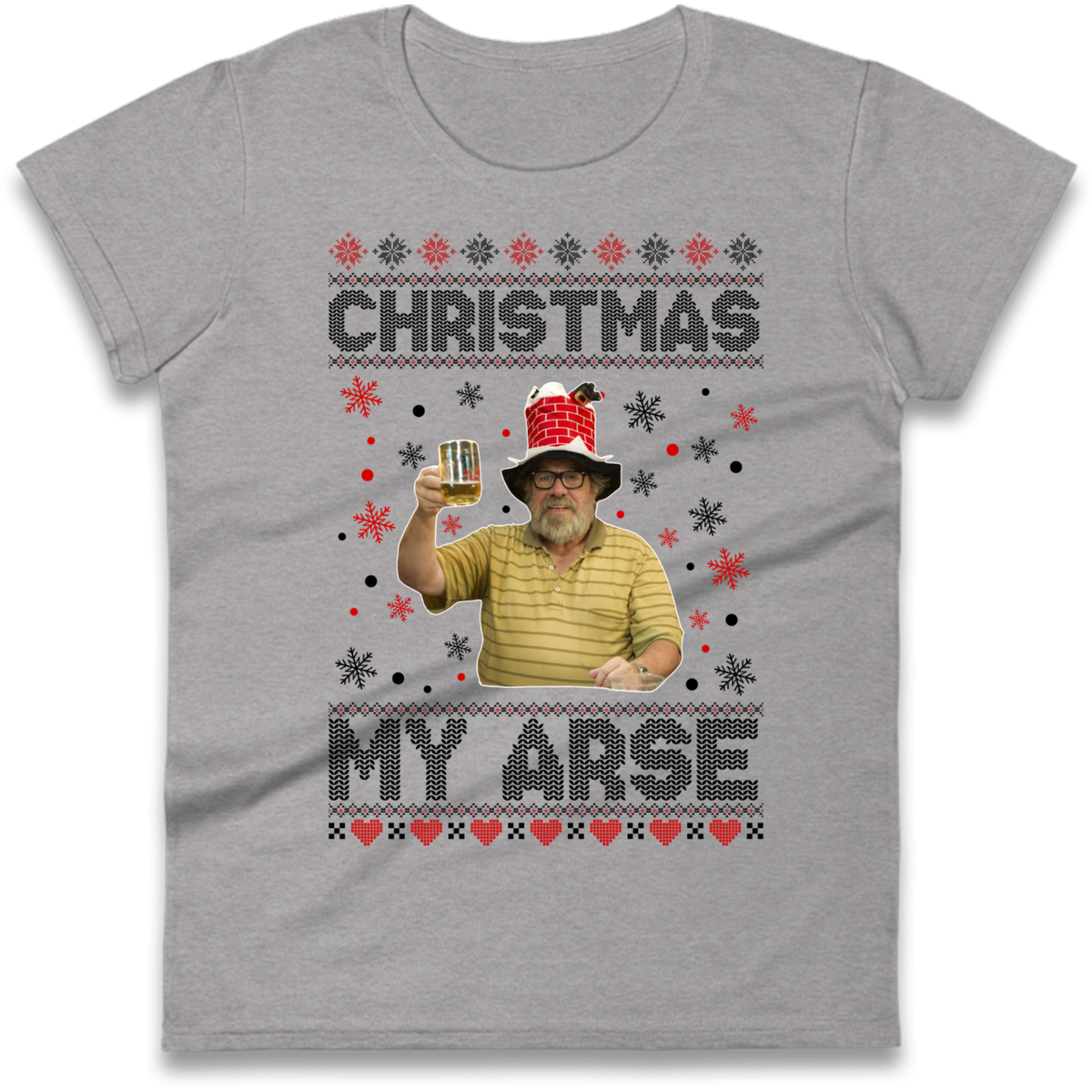 Christmas My Arse Ladies T-Shirt