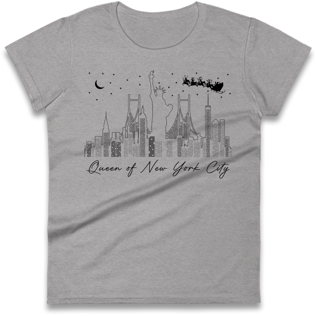 Queen Of New York City Ladies T-Shirt
