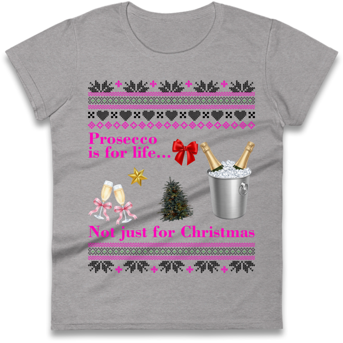 Prosecco Gift Top Ladies T-Shirt