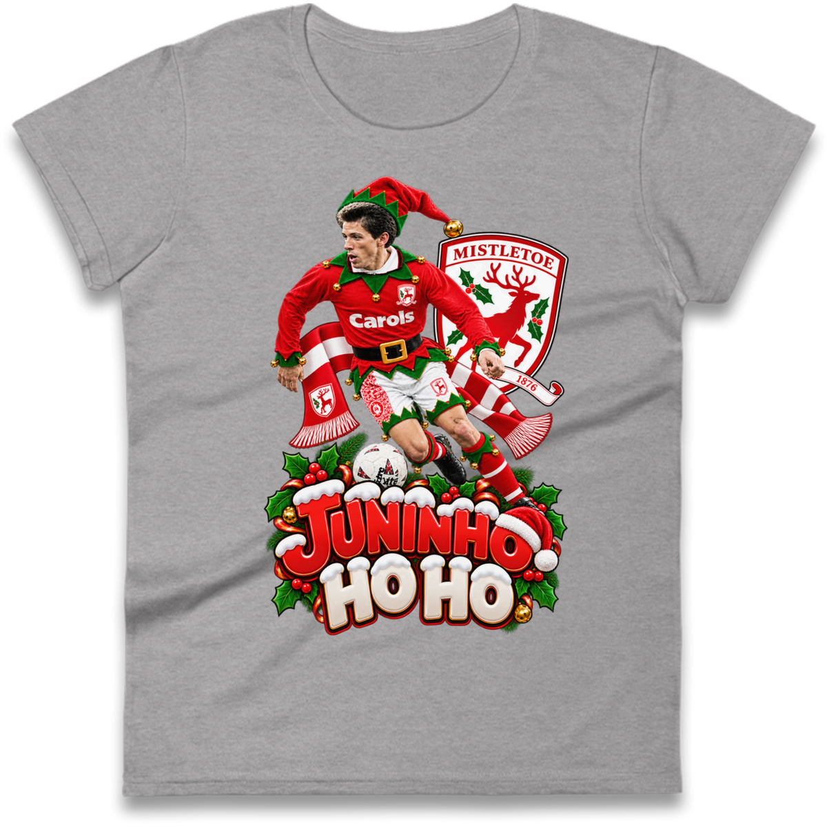 Middlesbrough Christmas Ladies T-Shirt