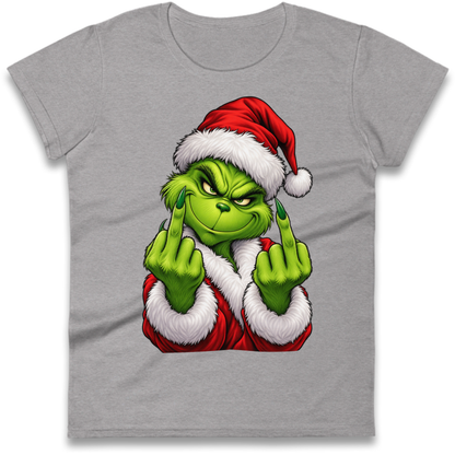 The Grinch Christmas Ladies T-Shirt