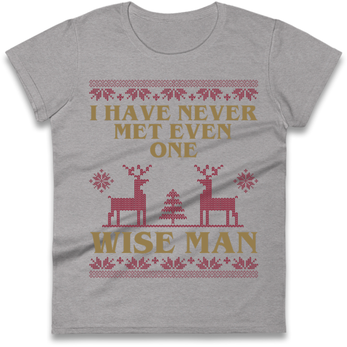 Retro Festive Graphic Ladies T-Shirt