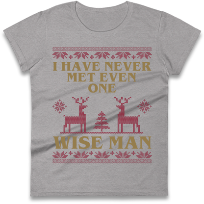 Retro Festive Graphic Ladies T-Shirt