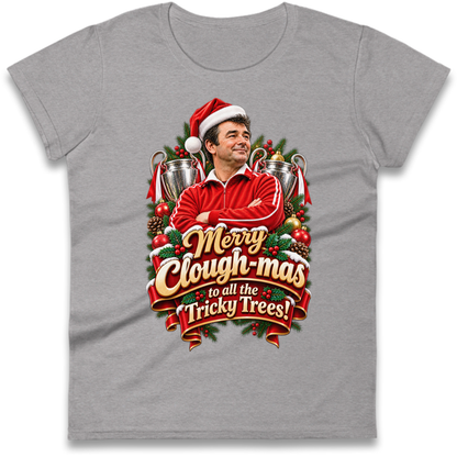 Nottm Forest Football Christmas Ladies T-Shirt