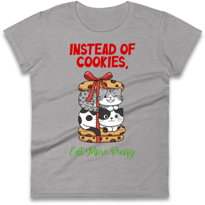 Cheeky Cat Slogan Ladies T-Shirt