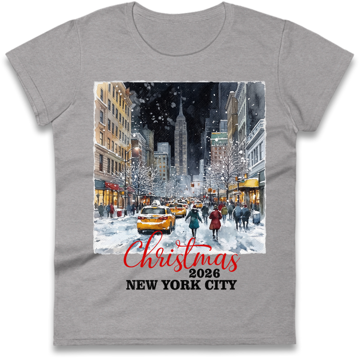 New York Winter Gift Ladies T-Shirt