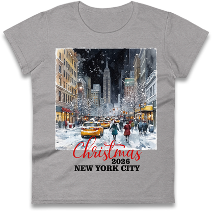 New York Winter Gift Ladies T-Shirt