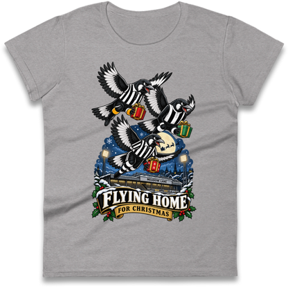 Notts County FC Christmas Ladies T-Shirt