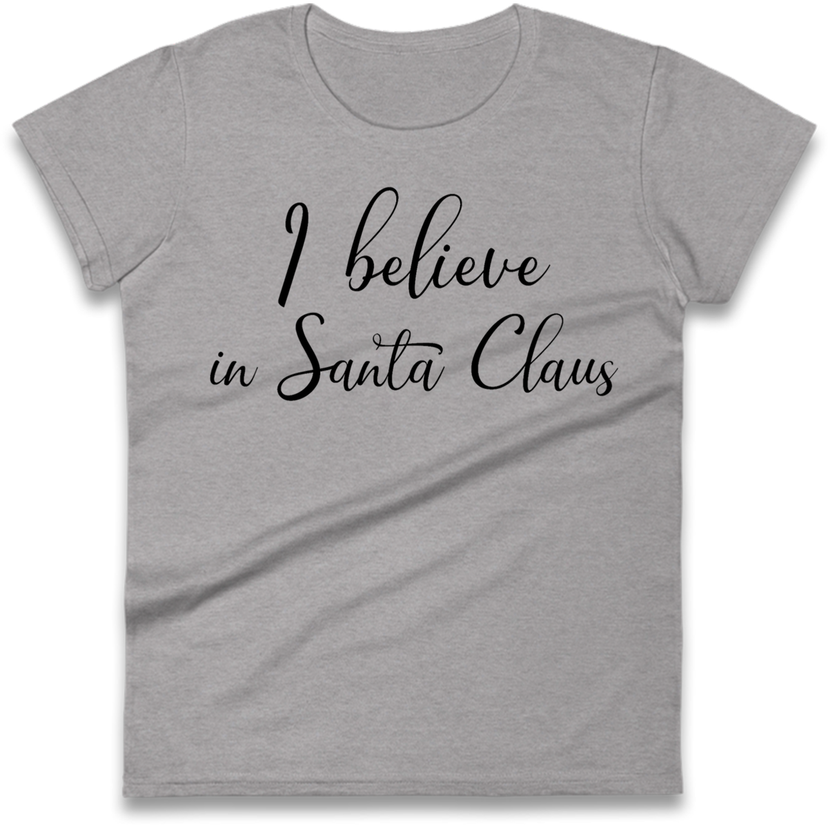 Santa Faith Gift Ladies T-Shirt