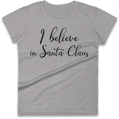 Santa Faith Gift Ladies T-Shirt
